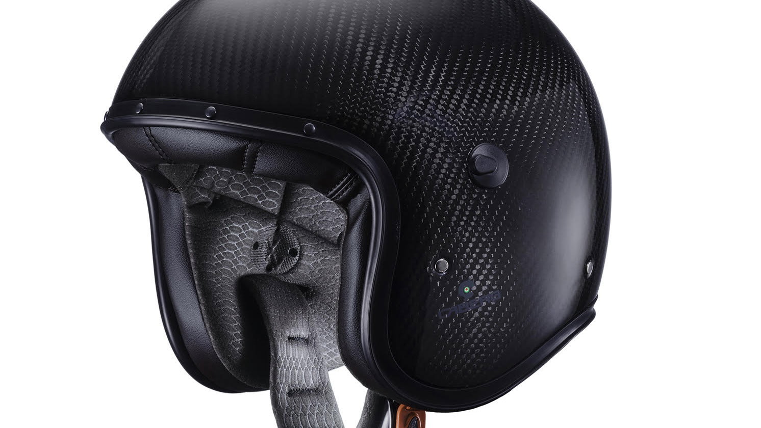 The Caberg Freeride X in Carbon Fibre finish